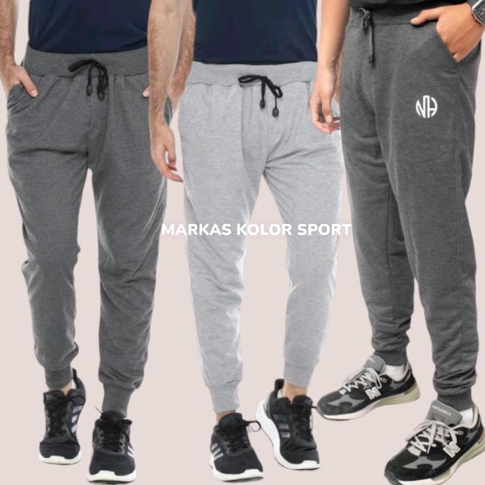 [MRKS] CELANA JOGER PANTS WANITA/PRIA JOGER HIJAB BEBYTERI SAKU SLETING CELANA OLAHRAGA Sport WANITA