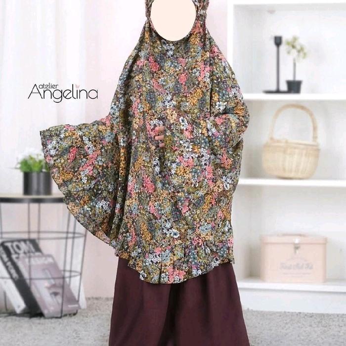 Mukena anak Atelier angelina| Prayer set anak size 2 (4-7th)