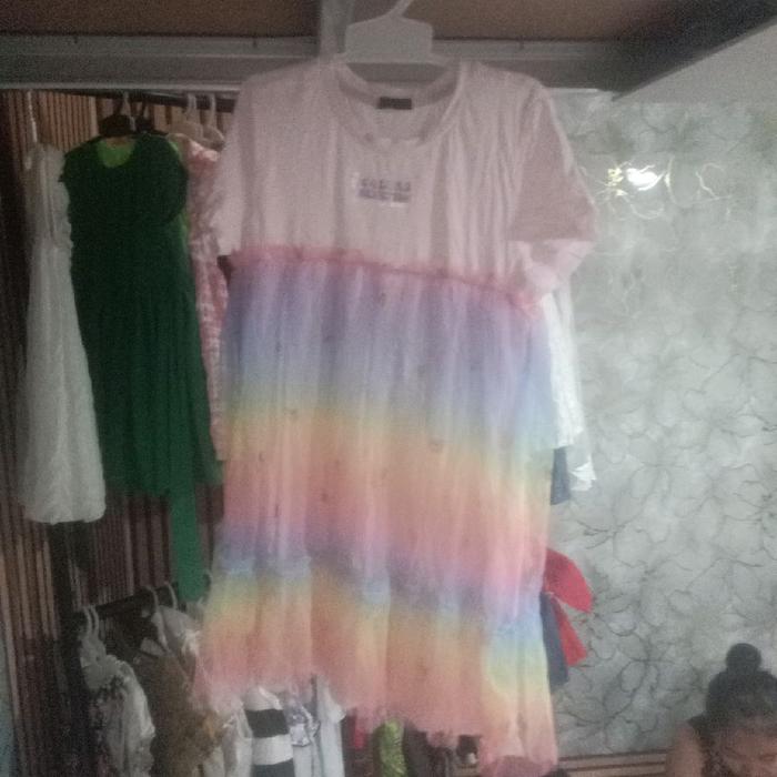 dress anak dan dewasa thrift bahan bagus