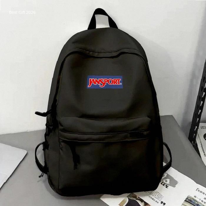 JS Ransel Jansport Superbreak Motif Polos Tas Sekolah DayPack Pria Wanita Original | Kekinian