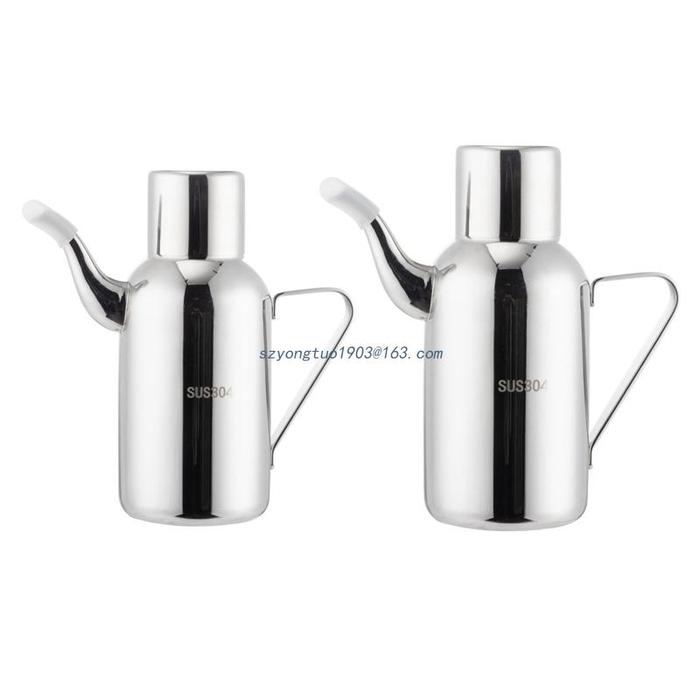 Terlaris, Kitchen Stainless Steel Oil Can Household Oil Bottle Oil