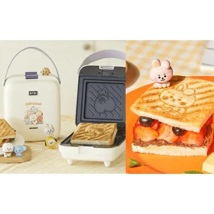 [ST] BT21 Sandwich maker + sandwich plate