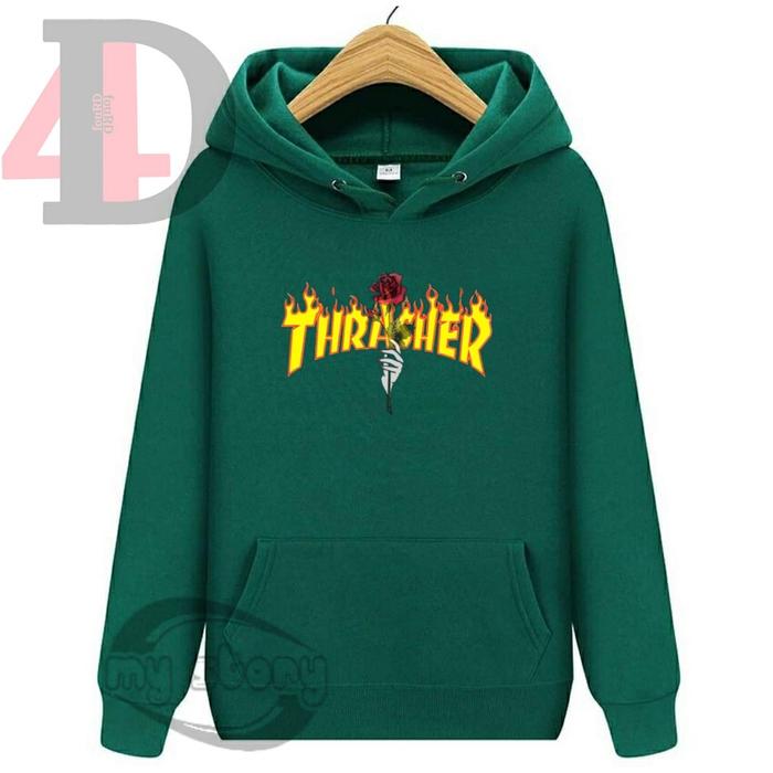 SWITER THRASHER DISTRO FouRD 4D  japanese style hoodie murah distro sweater murah distro terbaru ker