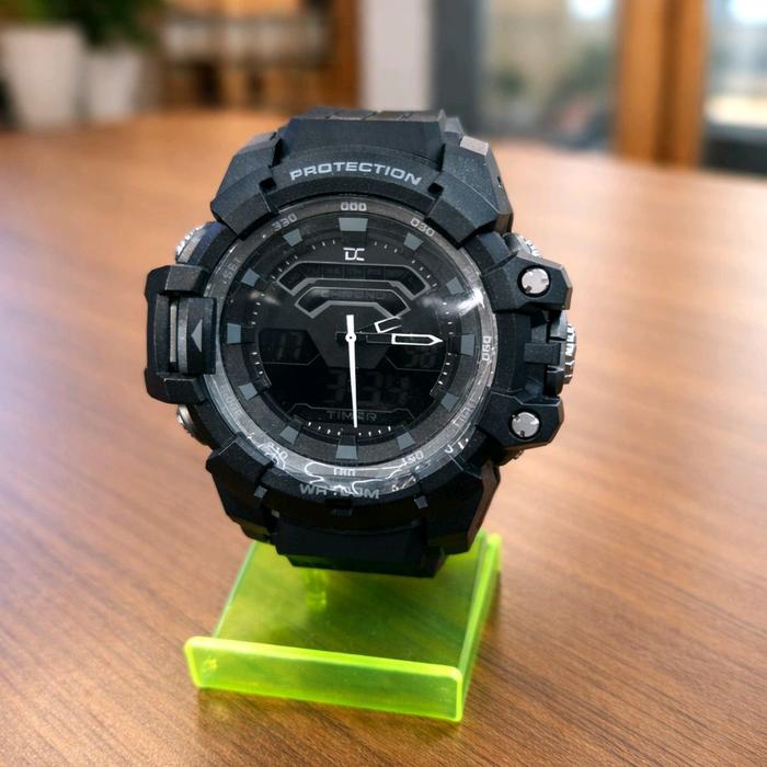 Jam tangan pria DIGITEC digital analog DA-5005M black anti air Garansi resmi original