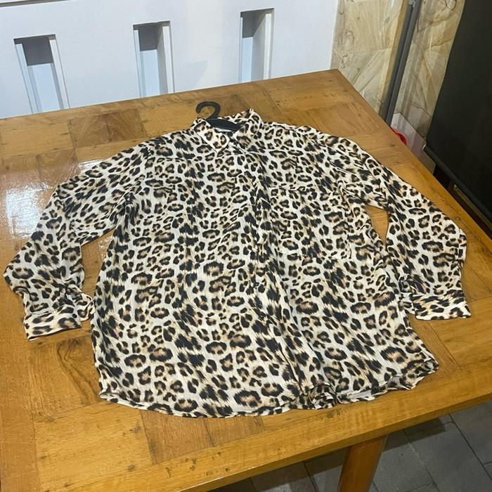 Zara Kemeja motif macam zaracewek zarawanita lengan panjang original cewek kemeja panjang cewek prel