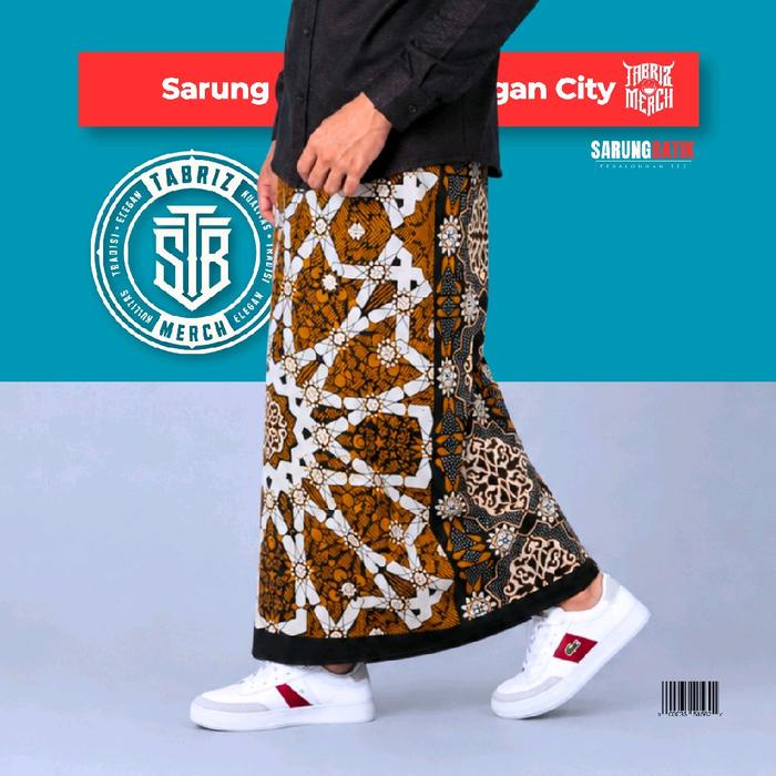 SARUNG BATIK MOTIF BHS BROWN ORIGINAL PEKALONGAN PRIA/WANITA KEKINIAN Kain Rayon Tebal Muslim Dewasa