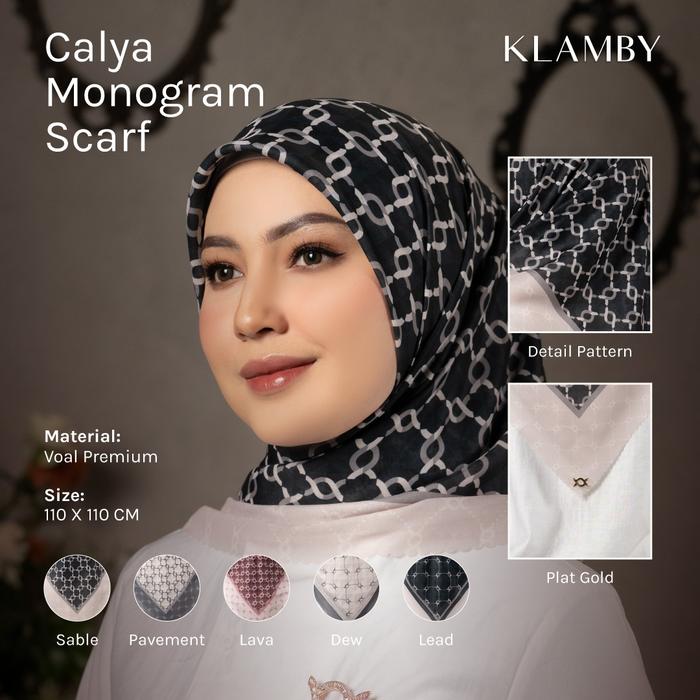 Klamby - Calya Monogram Scarf