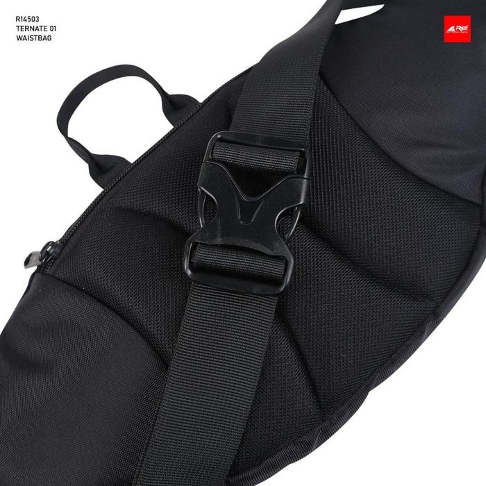 Tas Pinggang / Waist Bag Pria Ternate 1 Hitam Arei Outdoorgear