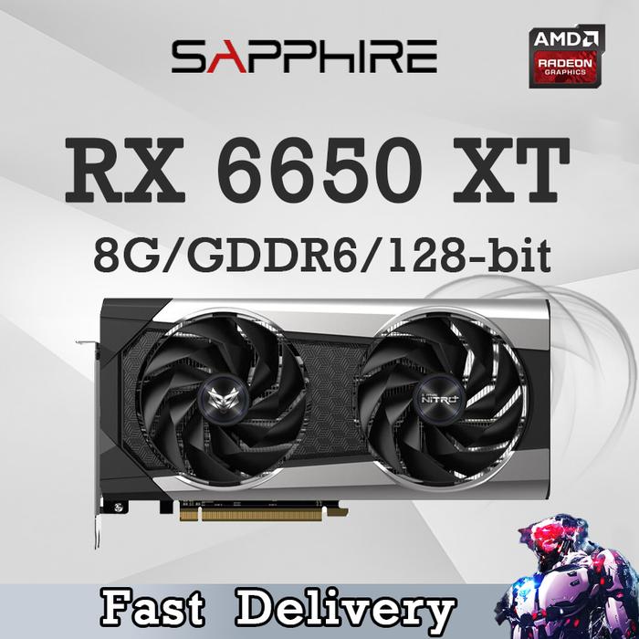 SAPPHIRE New  6650XT 8GB AMD Radeon RX6650 XT  GPU Graphics  Desktop