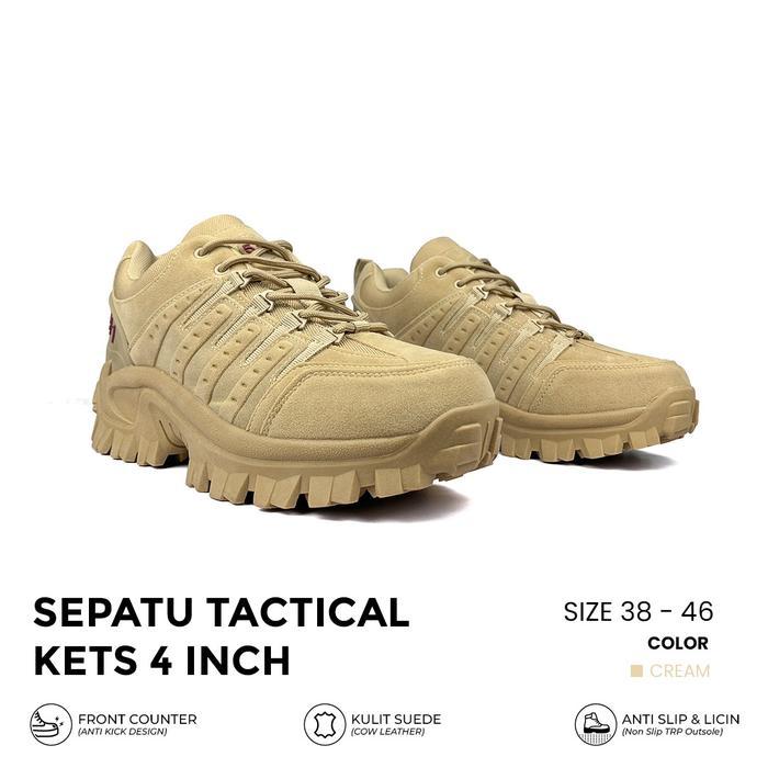Terbaru Sepatu Tactical Kets 511 4 Inch Gurun Boots Shoes Merah Pria Sepatu  Tactical Ori