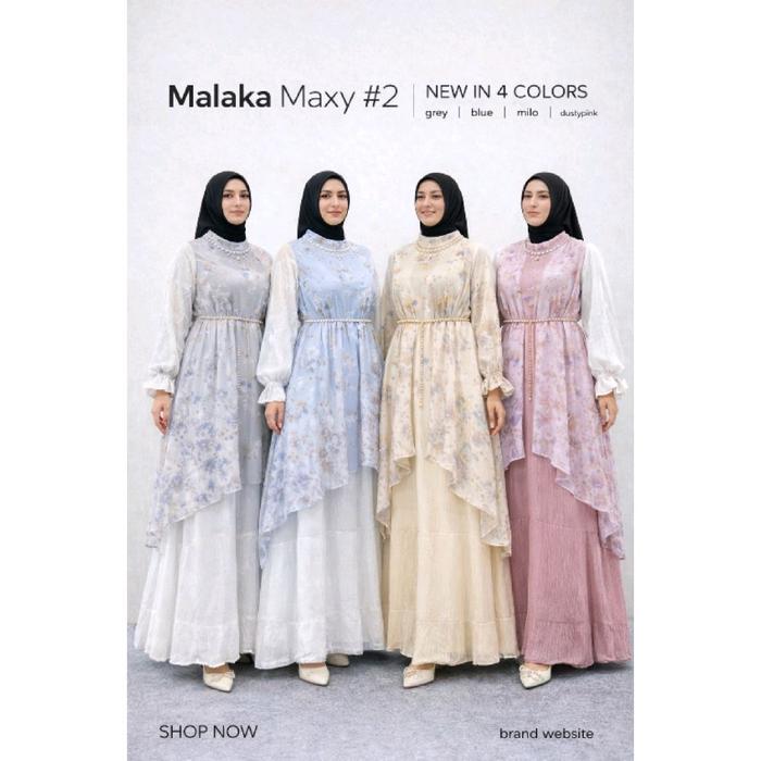 LD 112 LAZURA MALAKA MAXY CERUTY BABYDOLL PREMIUM KOMBINASI TILE ELEGAN FULL FURING MODEST DRESS UMB