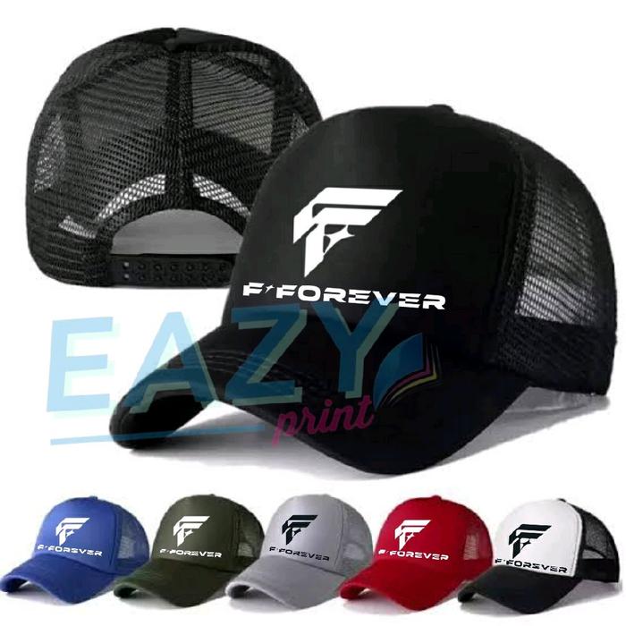 TOPI TRUCKER JARING FULL LOGO FFOREVER F4 MERCH CONCERT WORLD TOUR 2026 F-FOREVER