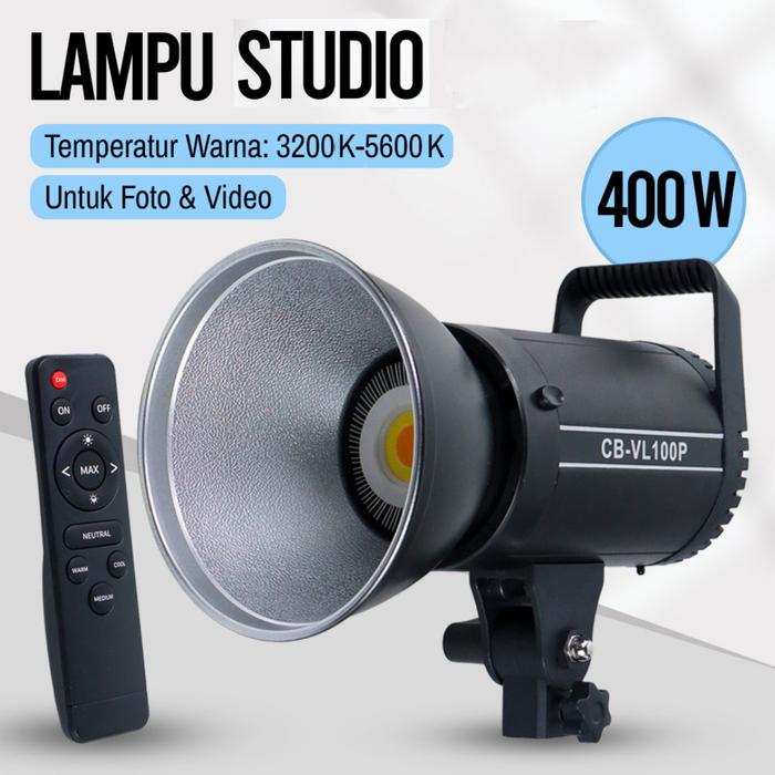Kefengte Lampu Studio Video Photography Light 2in1 Color 400W - CB-VL100P
