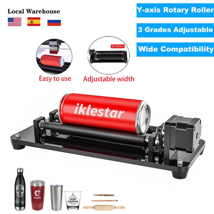 CNC Rotary Roller Y-axis Rotary Roller Engraving Module Laser