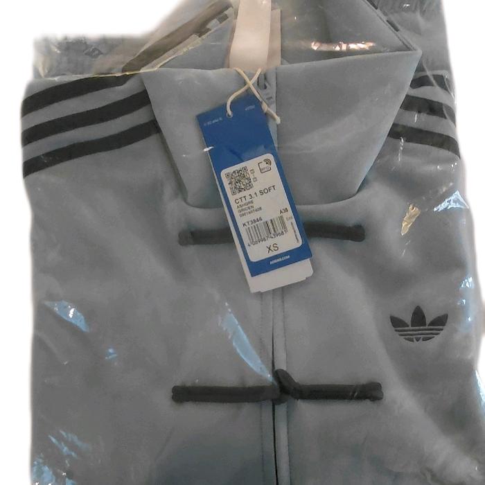 Jaket Adidas CTT 3.1 Original Biru Muda & Merah - Size XS