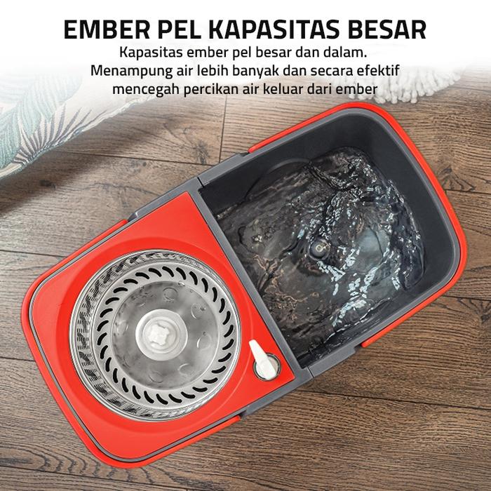 GM Bear Pel Lantai Praktis Spin Mop 2105 - Ultra Mop Aclima Pelan Lantai