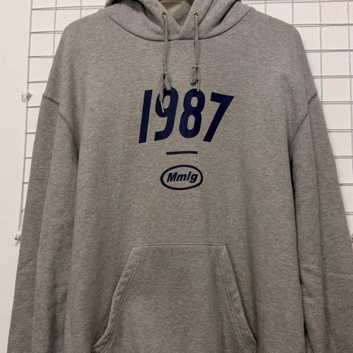 Mmlg Hoodie Abu-abu dengan Desain Tahun 1987 dan Logo Mmlg
