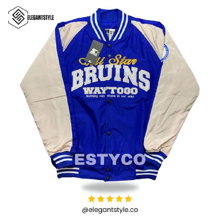 Eunoia-Jaket Varsity Baseball Ucla Bruins Full Bordir Pria Wanita unisex Branded Premium distro Nyam