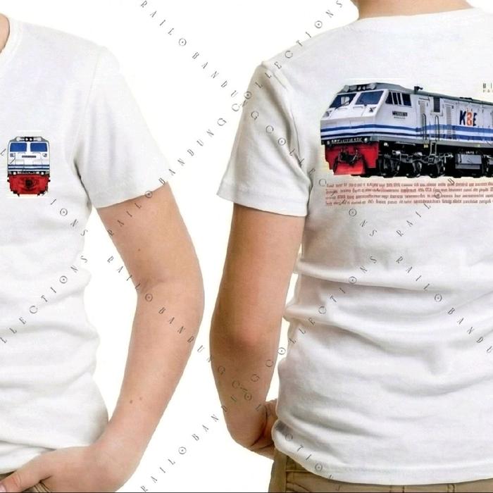 Kaos kereta api ANAK | TSHIRT KAI Series lokomotif cc203 | Edisi Kolektor