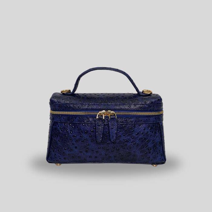 LUNA SMALL - REAL LEATHER EMBOSS OSTRICH / TAS WANITA ELEGAN