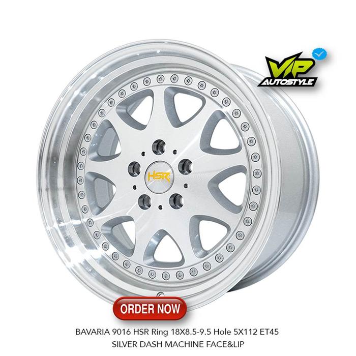 VELG CELONG MERCY R18 HRV BRV CAMRY XFORCE RING 18 HSR BAVARIA 5X112 CELONG - HSR WHEEL TANAH MERAH