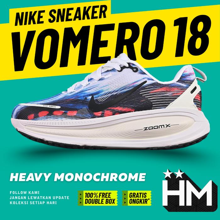 Vomero 18 SE Light Trails Multi Color IB8164-999 Running Shoes Sepatu Lari Sneaker (Size 36-46)
