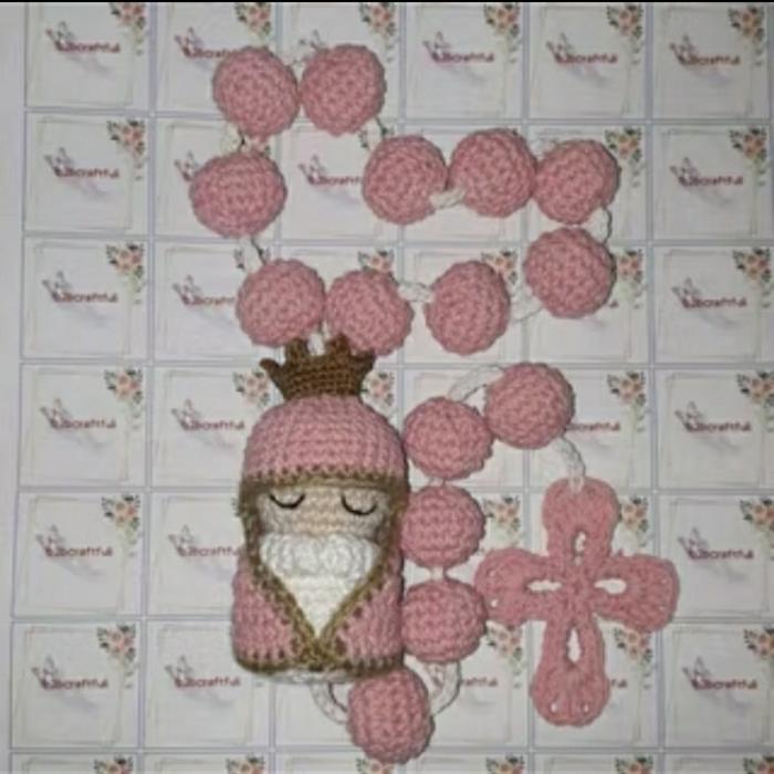 TERLARIS Amigurumi Rosario Amigurumi handmade rajutan READY