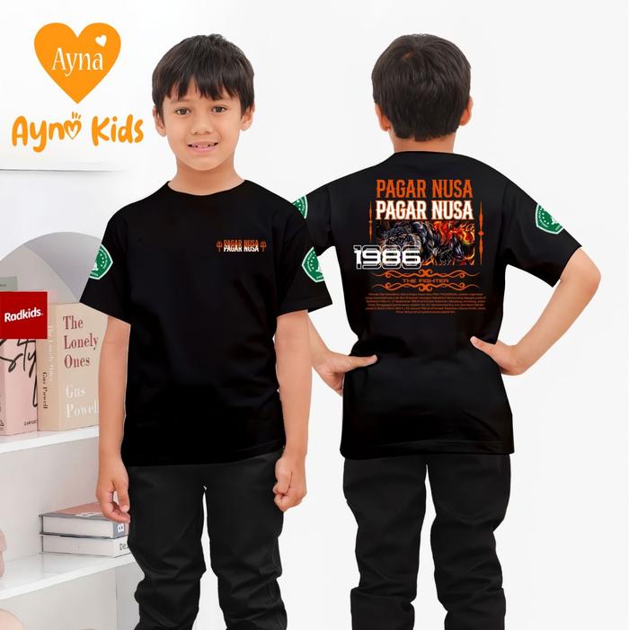 kaos polos kaos distro anak PAGAR NUSA baju santai baju simple design terbaru model kekinian fashion
