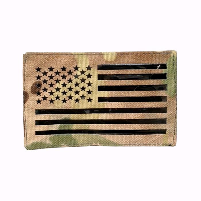 Dummy IR Cutting laser patch "US FLAG (forward)" Multicam