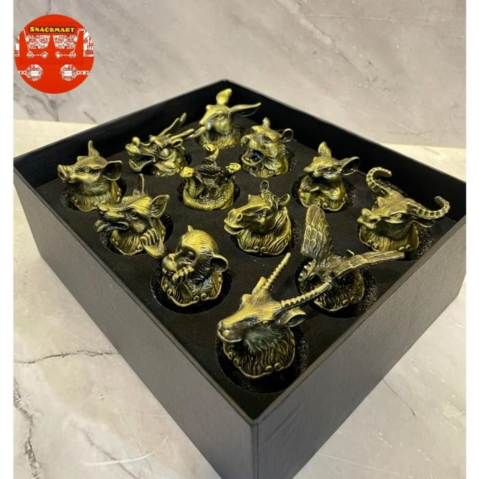 > Parcel Imlek 2024 Premium / Hampers Imlek Gelas Kaca Sloki 12 shio RR