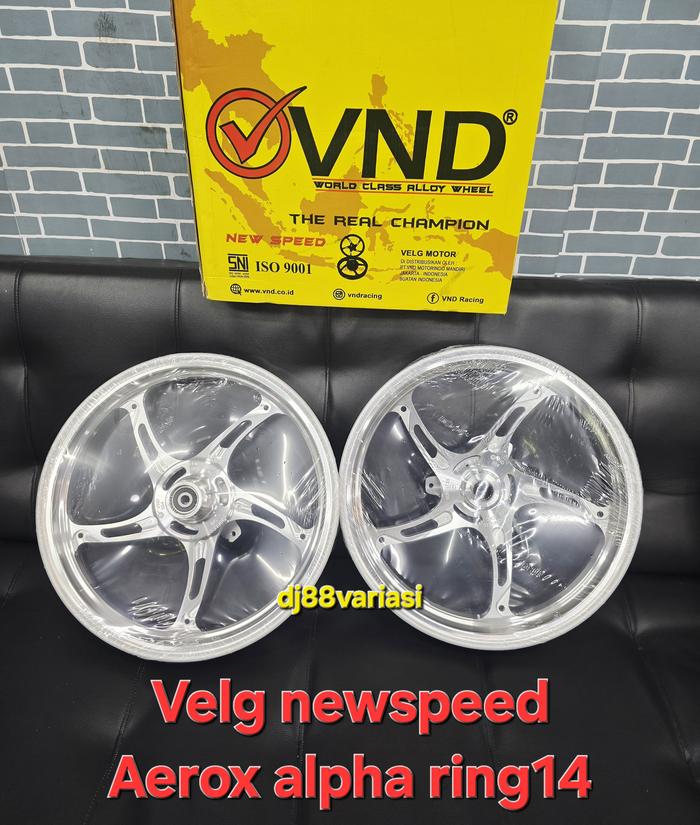 VND Velg Newspeed Aerox Alpha Ring14 Bintang Laut World Class Alloy Wheel Real Champion
