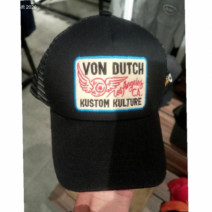 TOPI VON DUTCH ORIGINAL - TRUCKER - BLACK | Hot Item