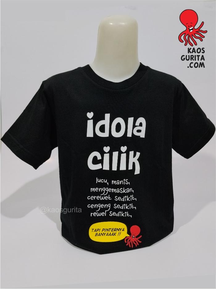 Kaos Anak "Idola Cilik" ORIGINAL