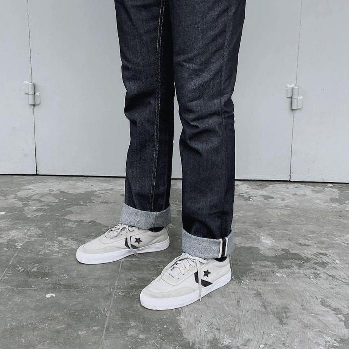 Celana Denim Selvedge 16 oz Pria - Zigzag, 32