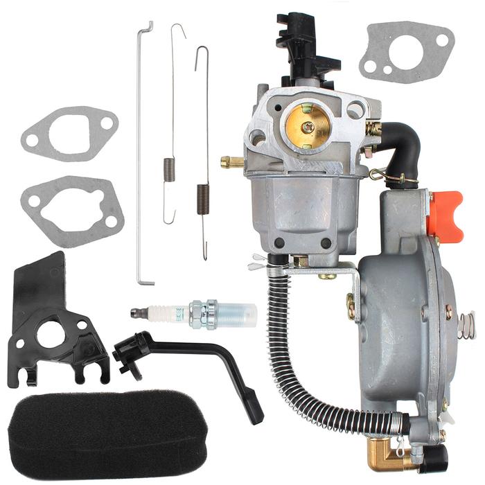 170F New Dual Fuel Carburetor GX200 LPG Conversion Kit For Generator