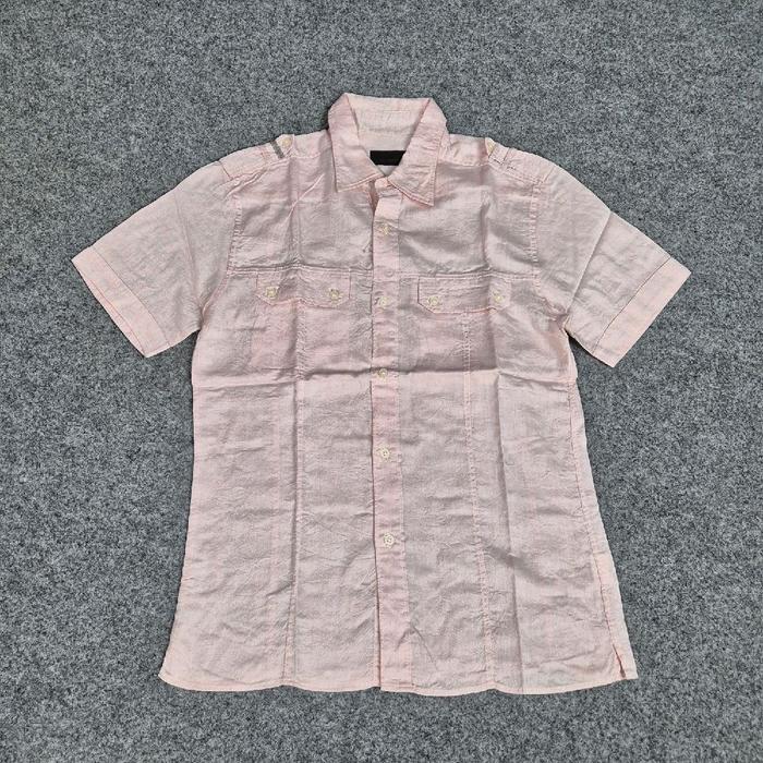 kemeja tete homme double pocket