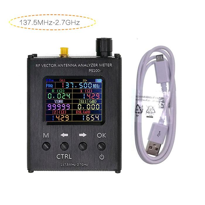 PS100 UV RF Vector Impedance ANT SWR Antenna Analyzer Meter Tester