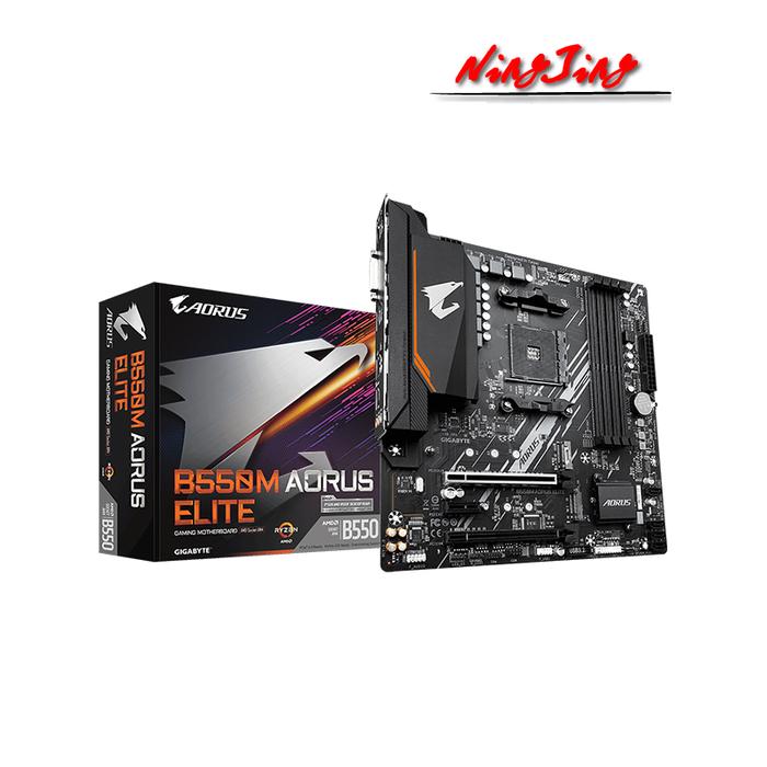 AMD Ryzen 7 R7 5800X3D CPU + GA B550M Motherboard Elit AORUS +