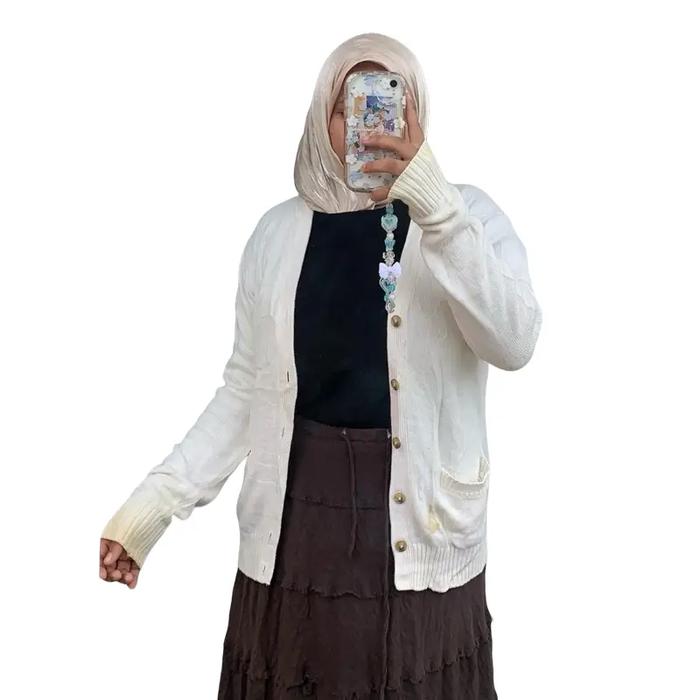 KNITWEAR RAJUT CARDIGAN PREMIUM BY AWTHRIFT NEW BALL Sweater Wanita