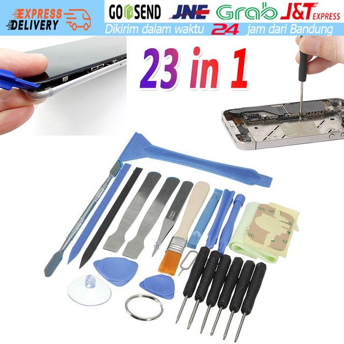 PROMO Pembuka LCD hp 8in1 tool OBENG SET IPHONE DAN ANDROID Alat Service Obeng Set Alat Servis