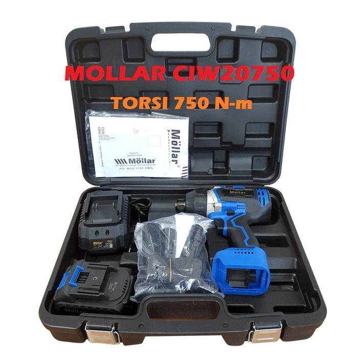 MOLLAR CIW20750 Cordless Impact Wrench Brushless 750 Nm / CIW 20750