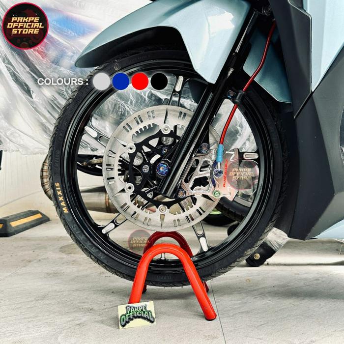 STANDART DUDUKAN PEDOK PADDOCK DEPAN PADDOCK BAN PADDOCK MOTOR UNIVERSAL MOTOR MATIC SPORT BAHAN KOK