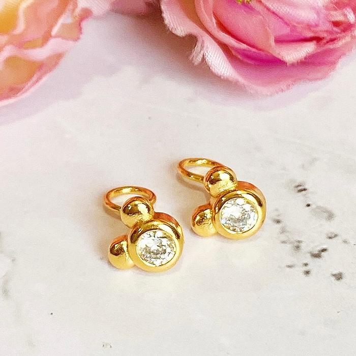Anting Toge Anak Mickey Lapis Emas