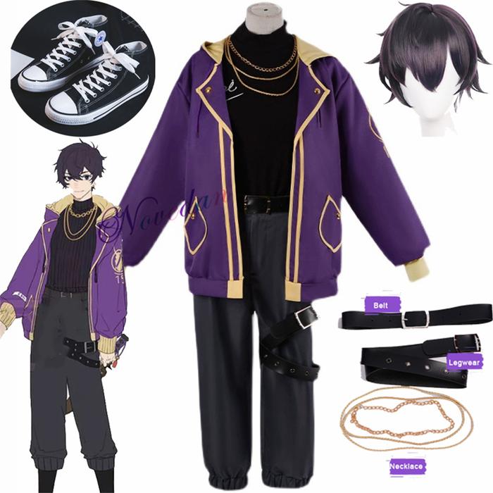 VTuber Luxiem Shoto Dog Shxtou Cosplay Costume NIJISANJI Fancy Party