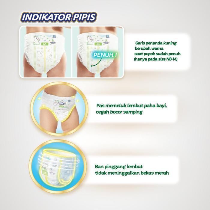 Mamypoko Pants Royal Soft - M 34 Unisex - Popok Celana - 2 Packs #Gratisongkir