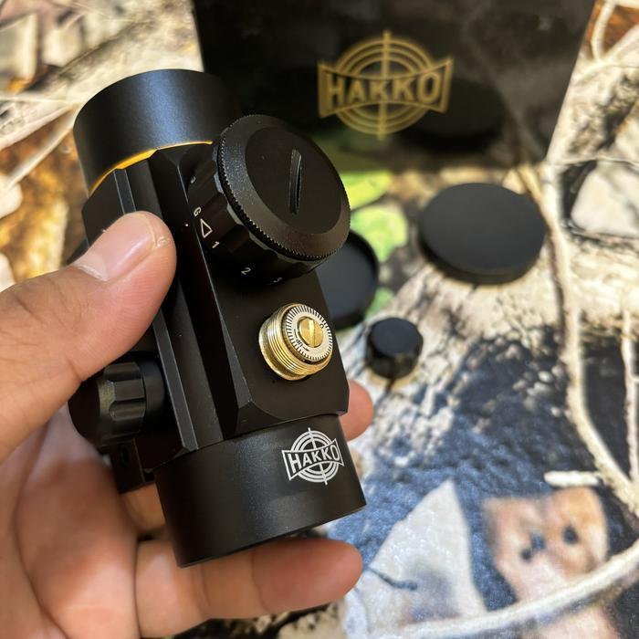 STOK TERBATAS !!!! REDDOT HAKKO 1X40 RING GOLD TITIK KECIL TAHAN GETAR TERJANGKAU