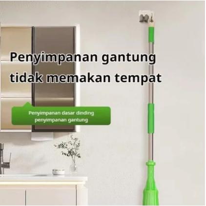 Pel Lantai Putar Otomatis Household Twist Mop Microfiber Pel Lantai Efisien Pel Peras Otomatis