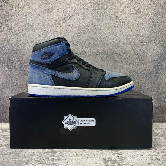 Sepatu Second  Nike Air Jordan 1 Retro High OG "Royal Reimagined"  Size 42 Insole 26,5 cm  Original 