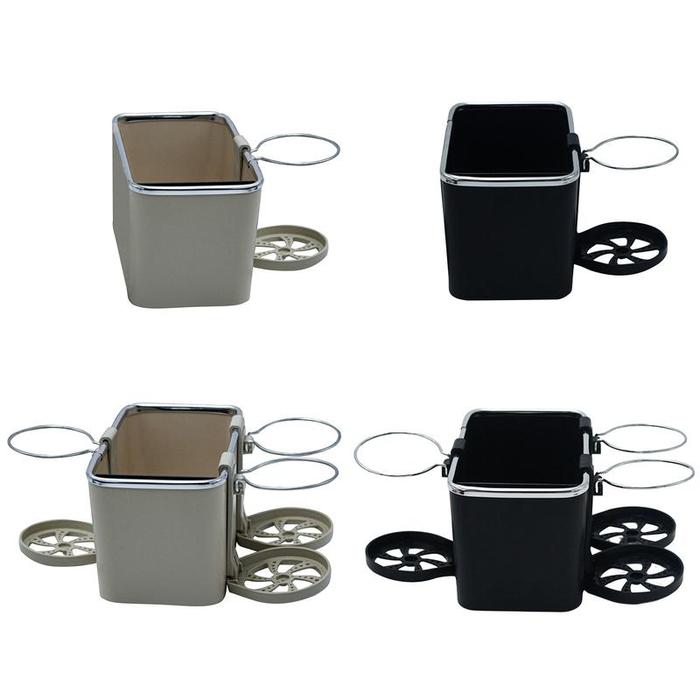 Car Cup Holder With Storage Box Foldable Car Organizer With Cup