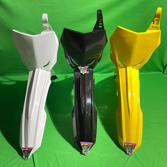 SEPAKBOR DEPAN RMZ 450 DAN PAPAN NOMOR RMZ 450 COVER BODY RMZ 450 RMZ 450 SPAKBOR DEPAN RMZ 450 SLEB